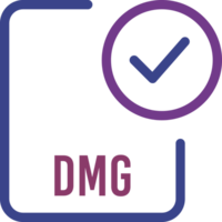 Dmg File Icon With Checked Mark png