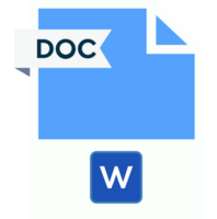 Doc File Format Icon Roe Color Fill png
