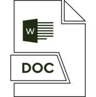 Doc File Format Icon Spacing In Objects png