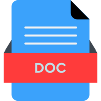 Doc File Icon With Darkish Blue Color V1 png