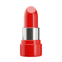 A red lipstick with a gold casing png