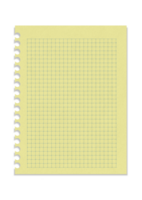 A notebook with a grid on it png