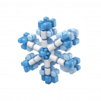 3d icon Pixelated snowflake rotating gracefully projects a transparent background, enhancing winter themed against with a touch of digital artistry png