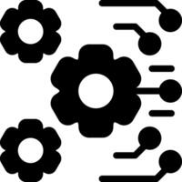 Automation Solid Style Icon vector