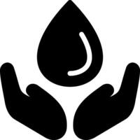 Blood Donation Solid Style Icon vector