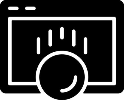 donación plataforma sólido estilo icono vector