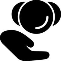 Fundraiser Solid Style Icon vector