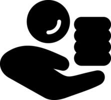 Altruism Solid Style Icon vector