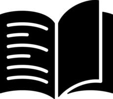Textbook Solid Style Icon vector