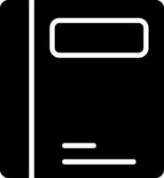 Notebook Solid Style Icon vector