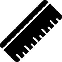 Ruler Solid Style Icon vector
