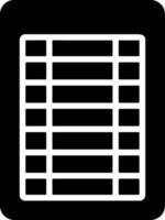 Reading log Solid Style Icon vector