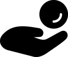 Donation Solid Style Icon vector
