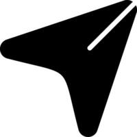 Direct Message Solid Style Icon vector