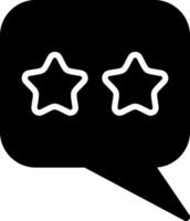 Feedback Solid Style Icon vector