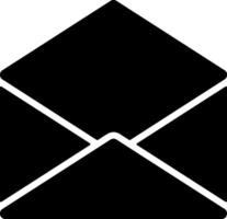 Email Envelope Solid Style Icon vector