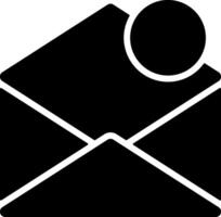 Inbox Black Icon vector