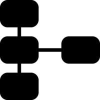 Connection Solid Style Icon vector