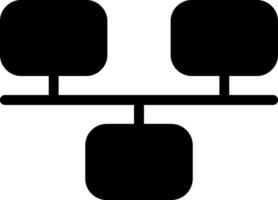 LAN Solid Style Icon vector