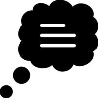 Chat Solid Style Icon vector