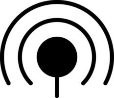 Telecom Black Eps Icon vector