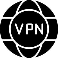VPN Black Eps Icon vector