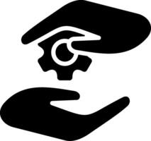 Problem Solving Solid Style Icon vector