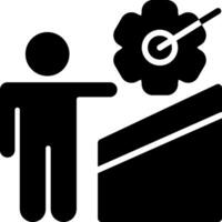 Unified Effort Solid Style Icon vector