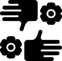 Collaborative Strategy Solid Style Icon vector