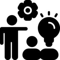 All In Teamwork Solid Style Icon vector
