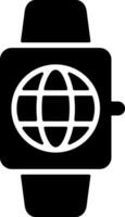 Smartwatch Solid Style Icon vector