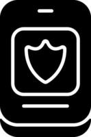 Mobile App Solid Style Icon vector