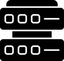 Server Solid Icon vector