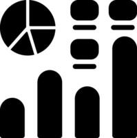 Analytics Black Eps Icon vector