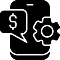 FinTech Solid Style Icon vector