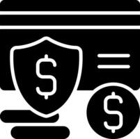 Secure Payment Solid Style Icon vector