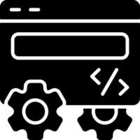 Software Development Solid Style Icon vector