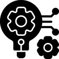 Tech Innovation Solid Style Icon vector