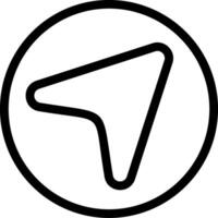 Send Black Eps Icon vector