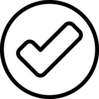 Checkmark Black Eps Icon vector