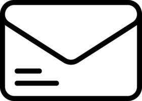 Mail Outline Icon vector