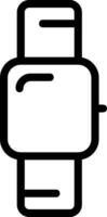 Smartwatch Outline Icon vector