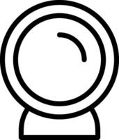 Cctv Camera Outline Icon vector