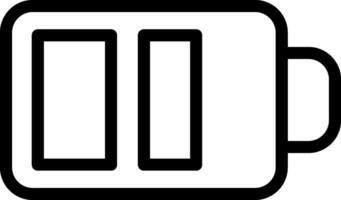 Battery Outline Icon vector