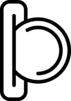 Insert Coin Outline Icon vector