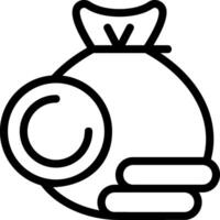 Term Deposit Outline Icon vector