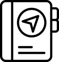 Outline Share Contact Eps Icon vector
