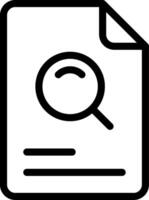 Search Document Icon vector