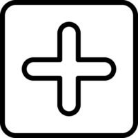 Add Outline Eps Icon vector