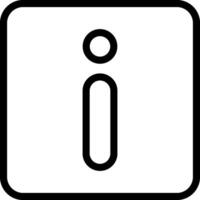 Information Outline Icon vector